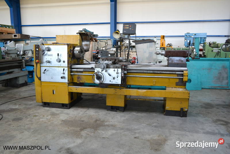 TOKARKA uniwersalna TUR 560E x 1500 z odczytami Głowno
