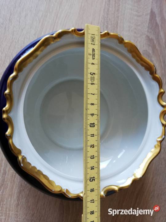 Porcelana Reichenbach echt Kobalt spód Gorlice