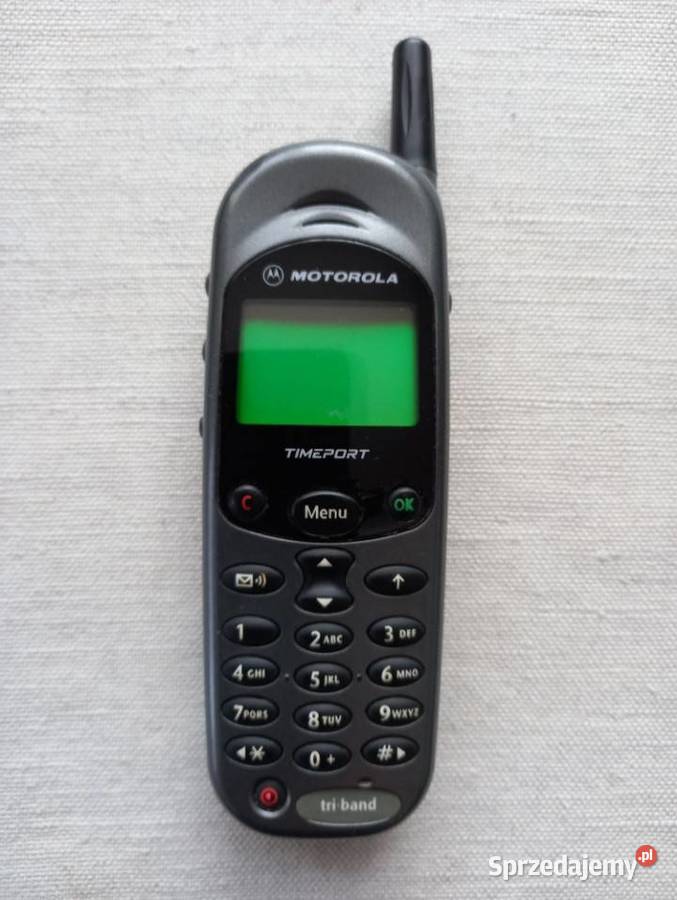 Retro stara Motorola kolekcjonera