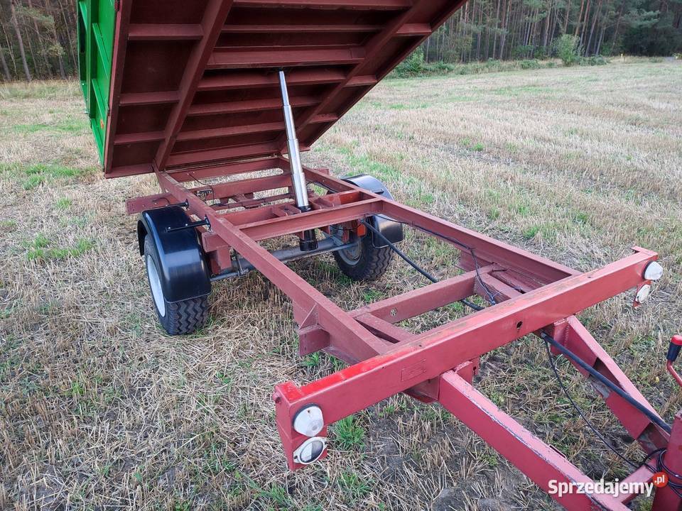Przyczepa rolnicza jednoosiowa wywrotka Rolnictwo sprzedam