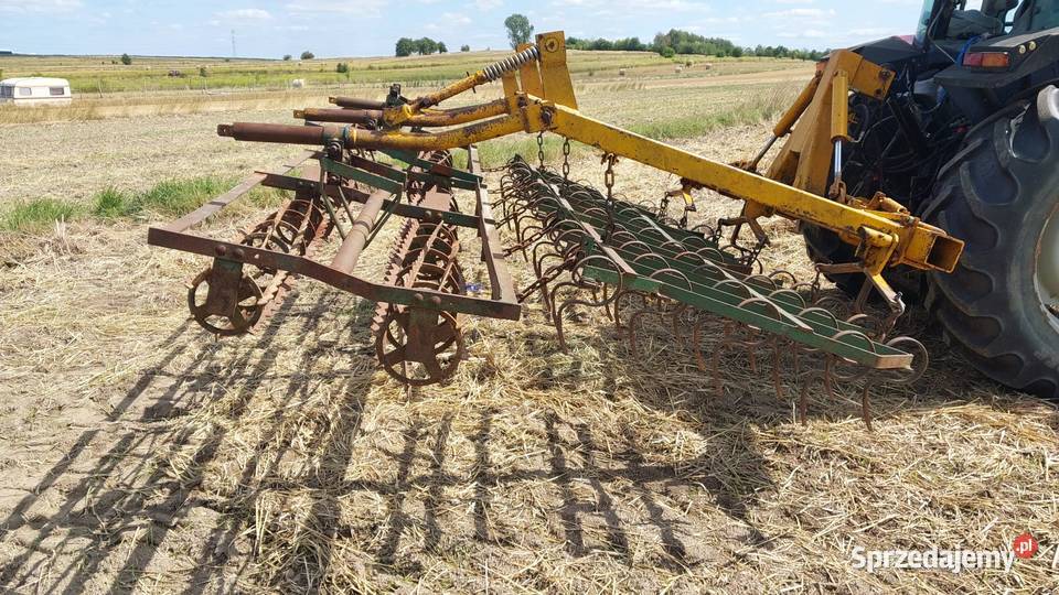 Brona ciężka hydrauliczna 4m z wałami strunowymi Alpego Trębaczew
