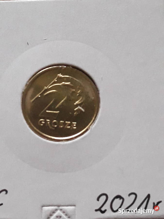 2 Grosze 2021 rmennicze z woreczka Konin