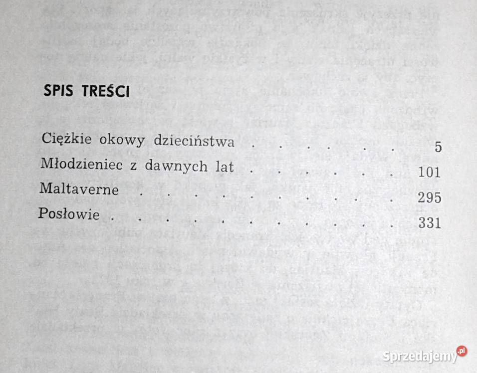 Ciężkie okowy dzieciństwa Francois Mauriac