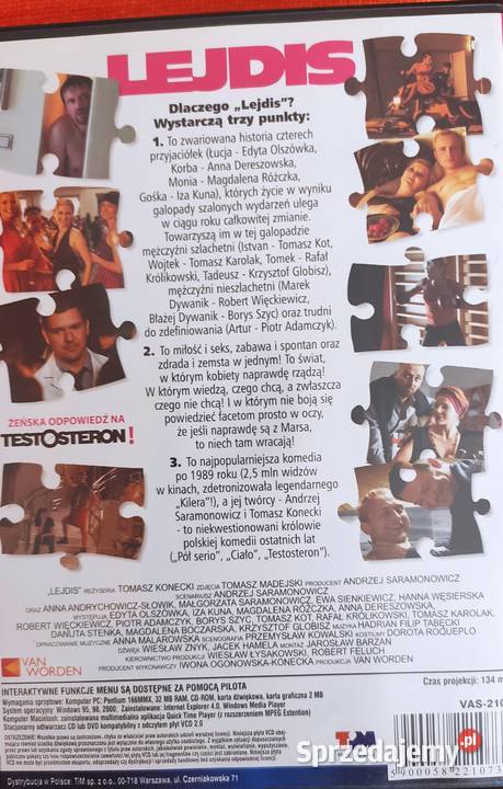 Komedia romantyczna DVD pomorskie Gdańsk