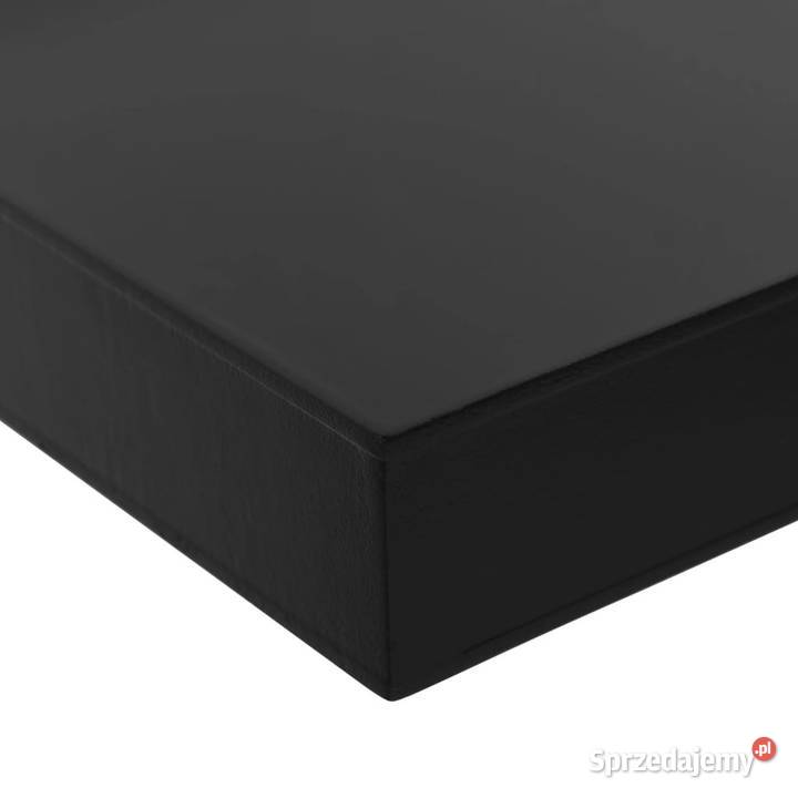 Wiszące półki ścienne 2 czarne 80 x 20 x 38 Warszawa