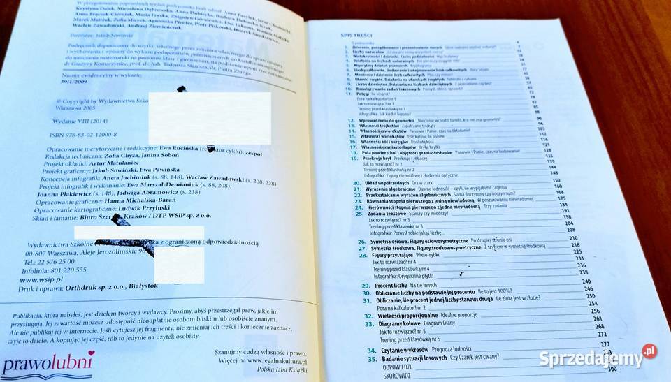 Matematyka 2001 podręcznik do gimnazjum 1 Anna Gdańsk