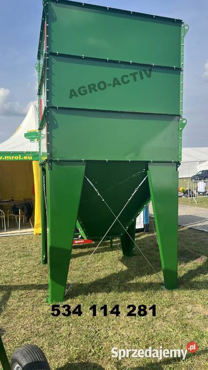 Silos zbożowy składany 6000 MROL TRANSPORT nieuszkodzony Pasturka