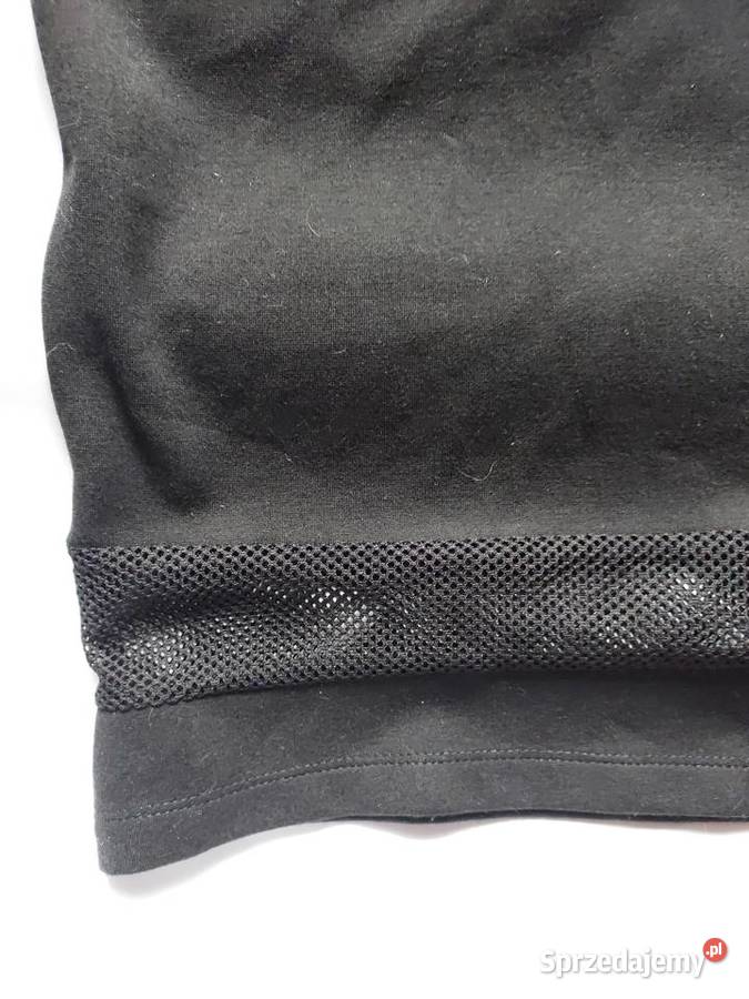 Tunika czarna w napisy rekaw 34 SM Rozmiar 36(S) Wrocław