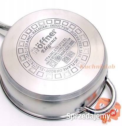 Garnki stalowe Hoffner 105 indukcja gaz łódzkie Łódź