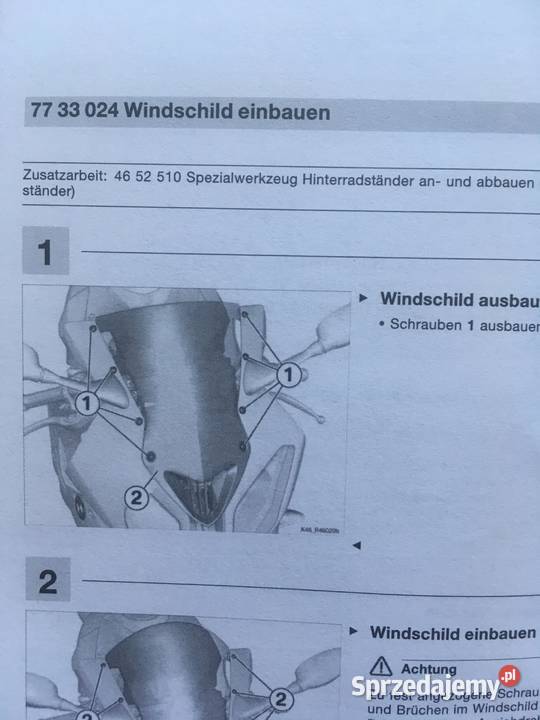 BMW S 1000 RR K46 Szyba oryginalna wysoka wielkopolskie sprzedam