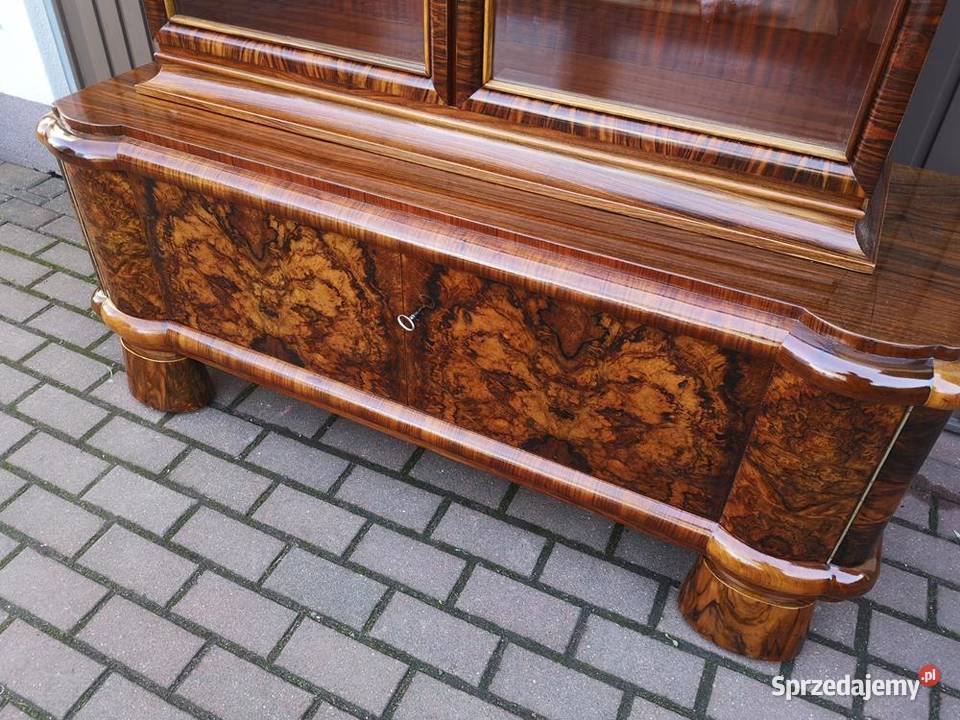 Witryna ARTDECO Politura Orzech Stara Antyk Swarzędz sprzedam