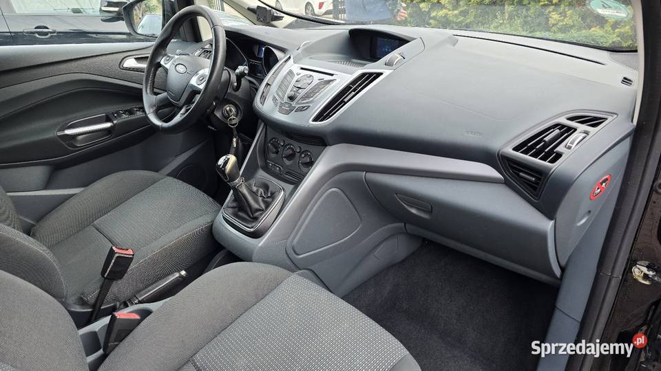 Ford Grand C 7osobowy 2011r 16 benzyna welurowa tapicerka
