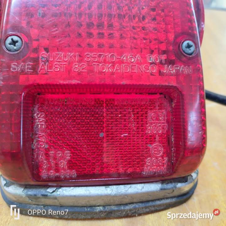 Tylna lampa Suzuki GS 550 L 78r Łubno