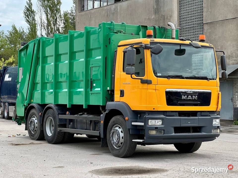 MAN TGM 26290 śmieciarka Manual ZOELLER 21m3