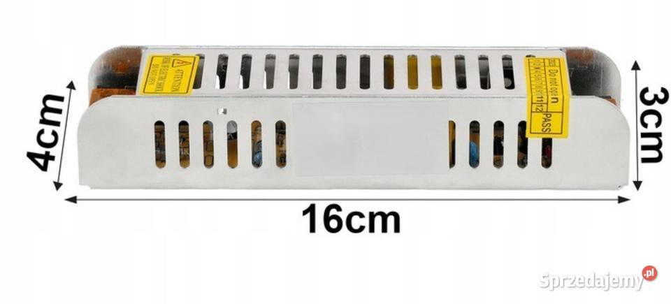 Zasilacz LED modułowy Slim 12V 60W 5A IP20 BERGE Rewal