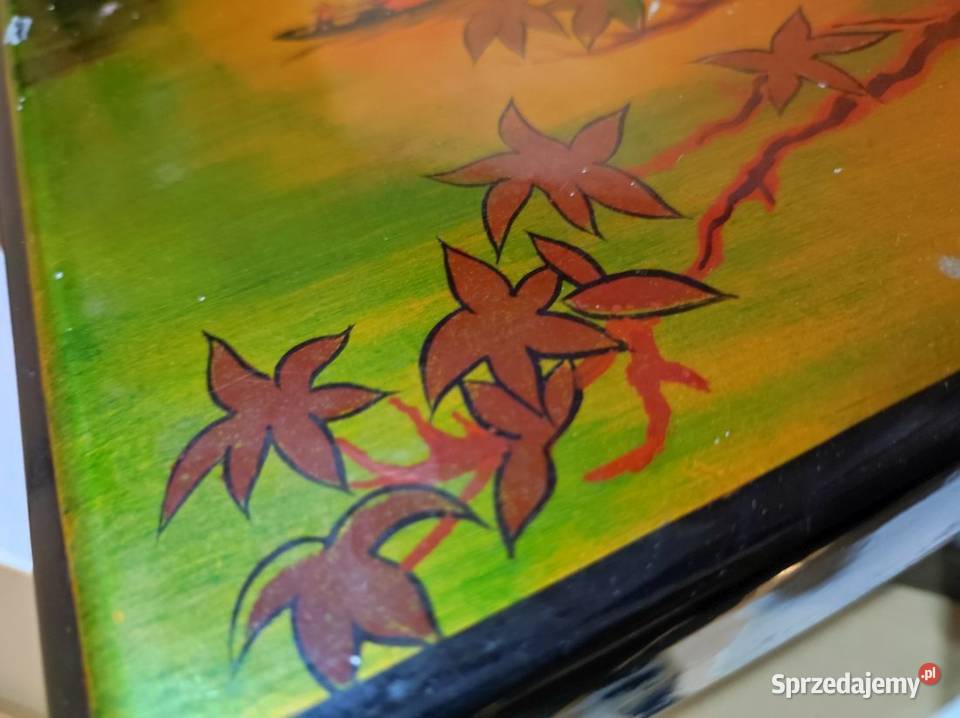 szkatułka skrzynka pudełko z laki ręcznie Kielce