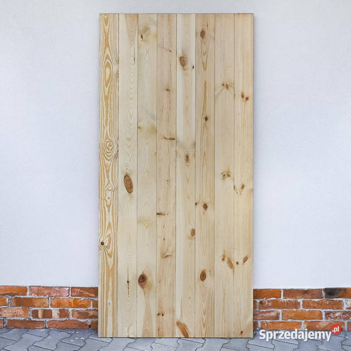 Drzwi przesuwne drewniane sosnowe FOREST 2Z 210cm Chmielnik