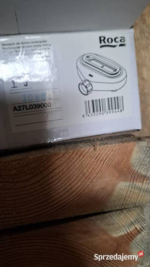 BRODZIK PROSTOKATNY AQUOS 120x80 KONGLOMERAT Szałsza