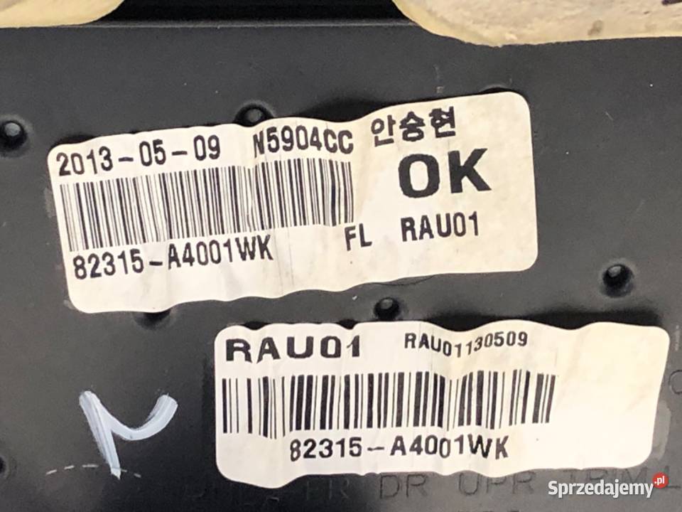 BOCZEK DRZWI LEWY PRZÓD KIA CARENS IV sprzedam