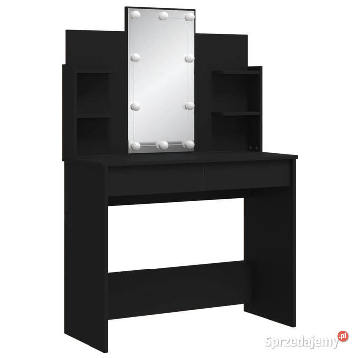 Toaletka z oświetleniem LED czarna 96x40x142 Warszawa sprzedam