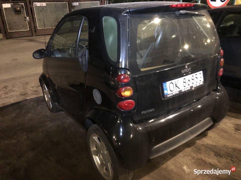 Smart Fortwo 700 turbo czarny panorama w ciągłej Smart Sosnowiec