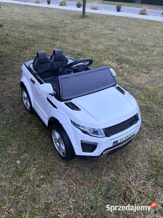 Samochód na akumulator Rapid Racer biały 12V Kęty sprzedam