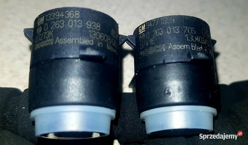 Czujniki parkowania Bosch czarny biały niebieski Układ elektryczny Sieradz sprzedam