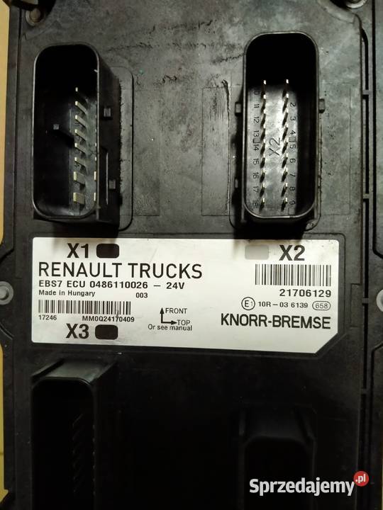 RENAULT GAMMA T STEROWNIK EBS 7 0486110026 ciężarowe