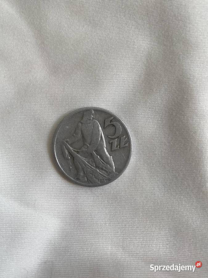 Moneta 5 z 1959 roku Rybak lubelskie Strzyżewice