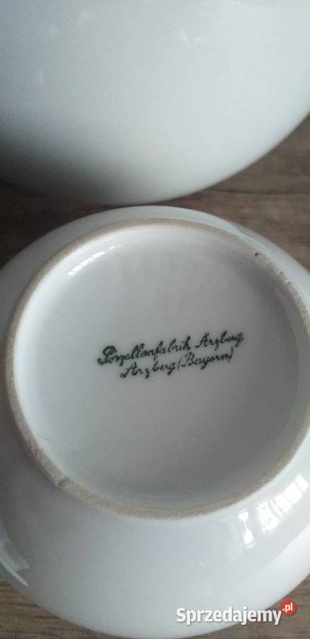 Porcelanowy sygnowany zestaw Niemcy Przedbórz sprzedam