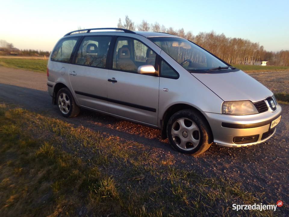 Seat alhambra 19 tdi 7 foteli hak manualna mazowieckie Garczyn Duży