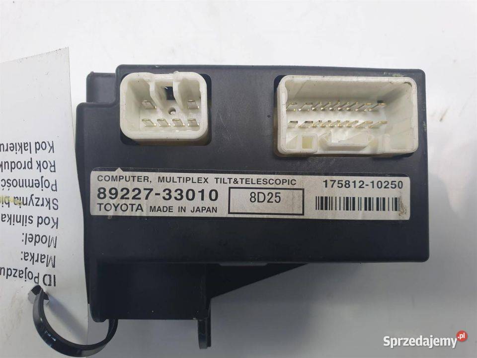 MODUŁ TOYOTA LAND CRUISER 200 8922733010 osobowe Pozostałe