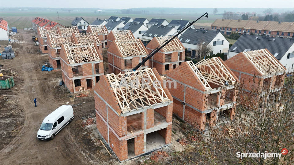 Dom bliźniak 9286m2 Czernica Ogrodowa bliźniak dolnośląskie sprzedam