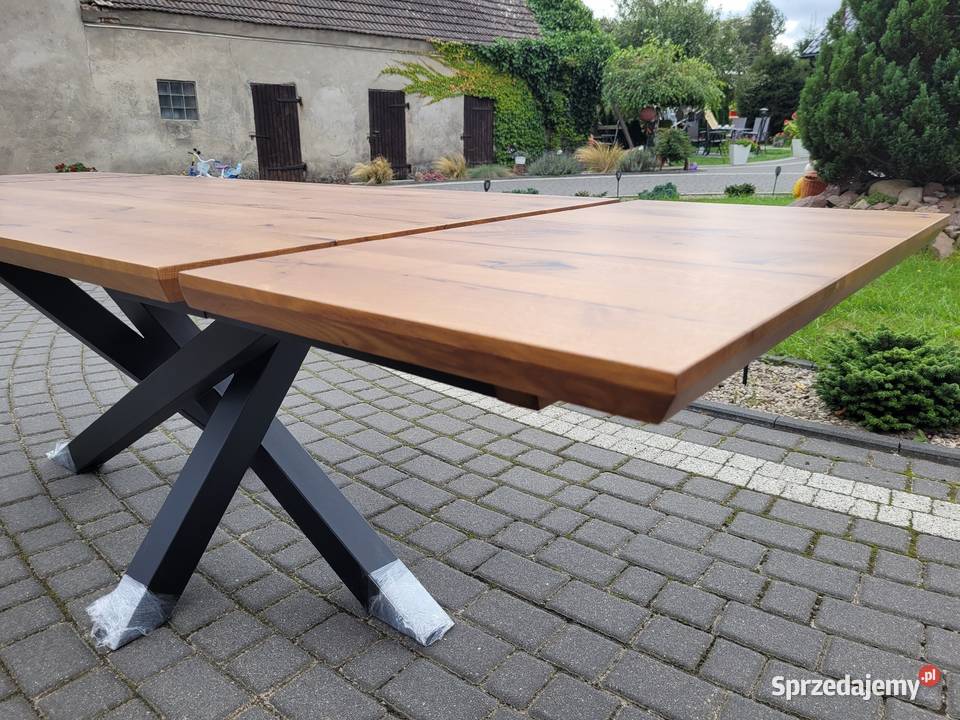 Stół loft industrial z dębu Piece