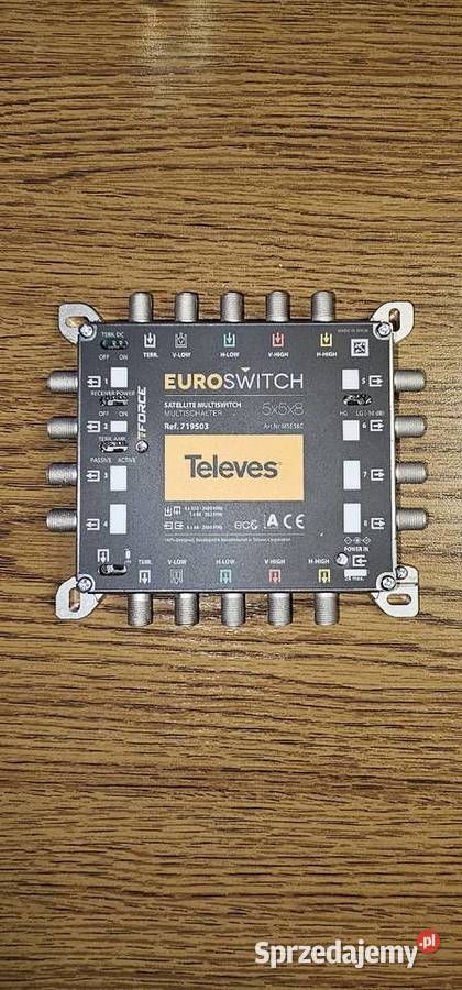 Multiswitch Televes 5x5x8.EuroSwitch