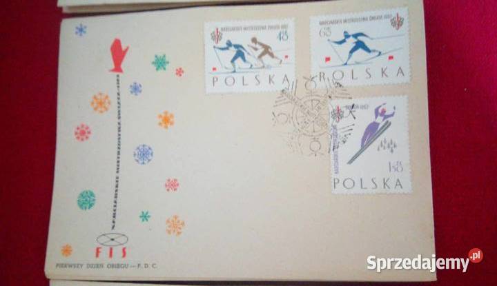 Znaczki koperty Pierwszy dzień obiegu 1962 Warszawa