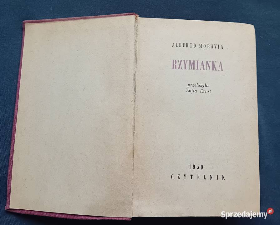Alberto Moravia Rzymianka Czytelnik 1959 r