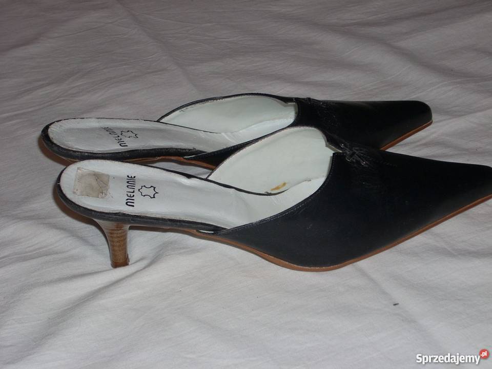 SKÓRZANE klapki buty J NOWE 385 39 małopolskie Nowy Sącz sprzedam