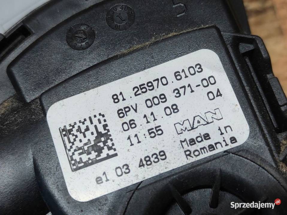 Potencjometr Pedał Gazu MAN TGX TGS 81259706103 Pleszew