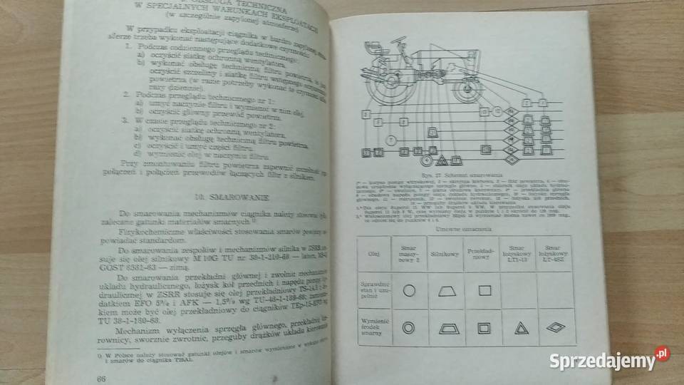 Instrukcja obsługi ciągnika Władimirec T25 sprzedam