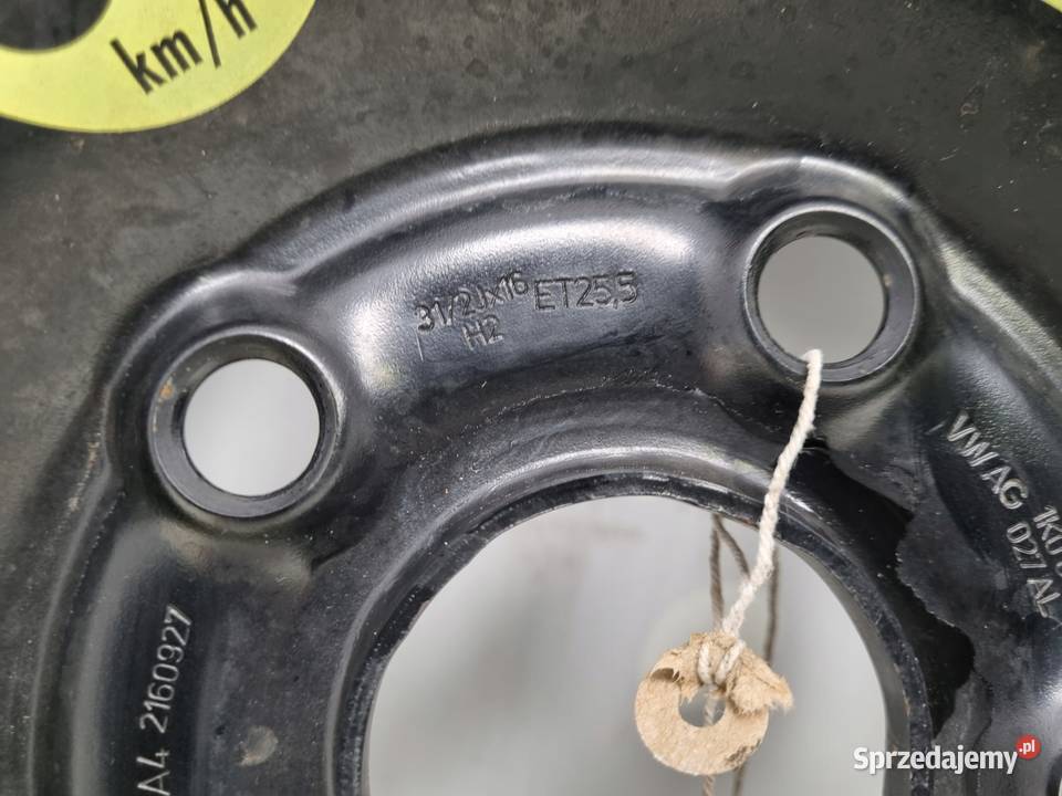 KOŁO DOJAZDOWE Audi Seat Vw Golf VI 12585 R16 Samochodowe lubelskie sprzedam