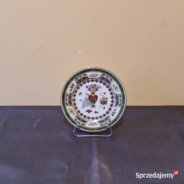 Talerz dekoracyjny 18 chińska porcelana XX w Porcelana i szkło Porcelana i szkło Warszawa
