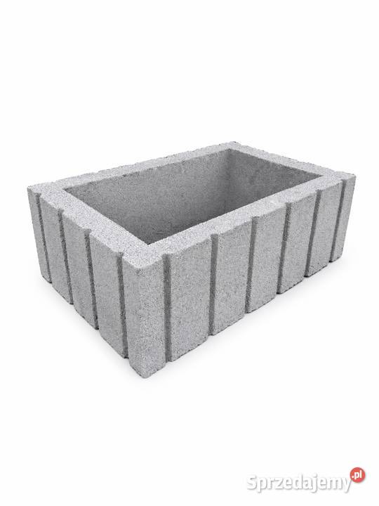 Donice betonowe 60x40x20h Gazony ogrodowe Obrzeża i palisady