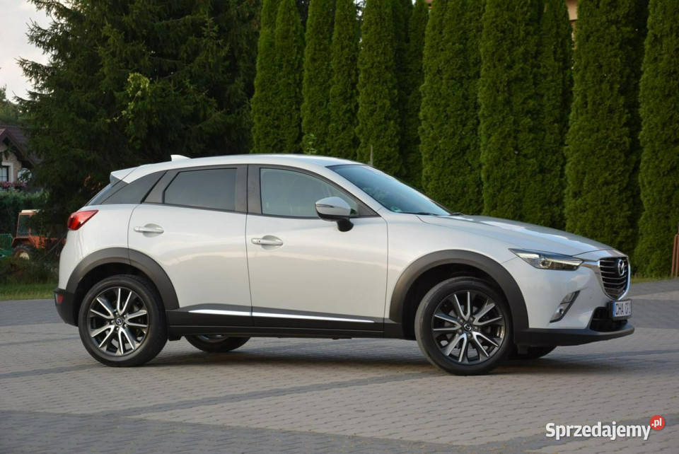 Mazda CX3 Biała Perła Skóry Navi Kamera Head Up 4/5 mazowieckie Ostrów Mazowiecka
