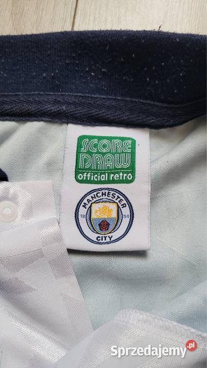 Koszulka retro Manchester City Rozmiar M Łysa Góra sprzedam