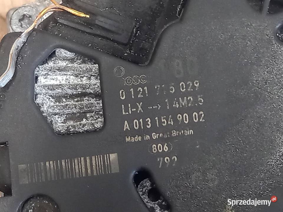 MERCEDES W203 W204 22 CDI 646811 alternator sprzedam