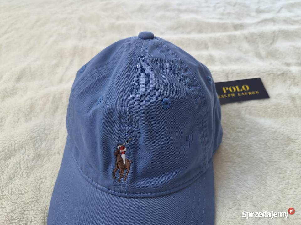 Nowa niebieska czapka z daszkiem Ralph Lauren z Bibice sprzedam