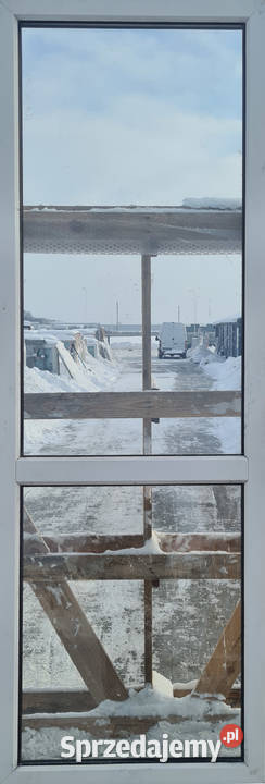OKNA KacprzaK Witryna 75X225 FIX Używany PCV Siedlce sprzedam