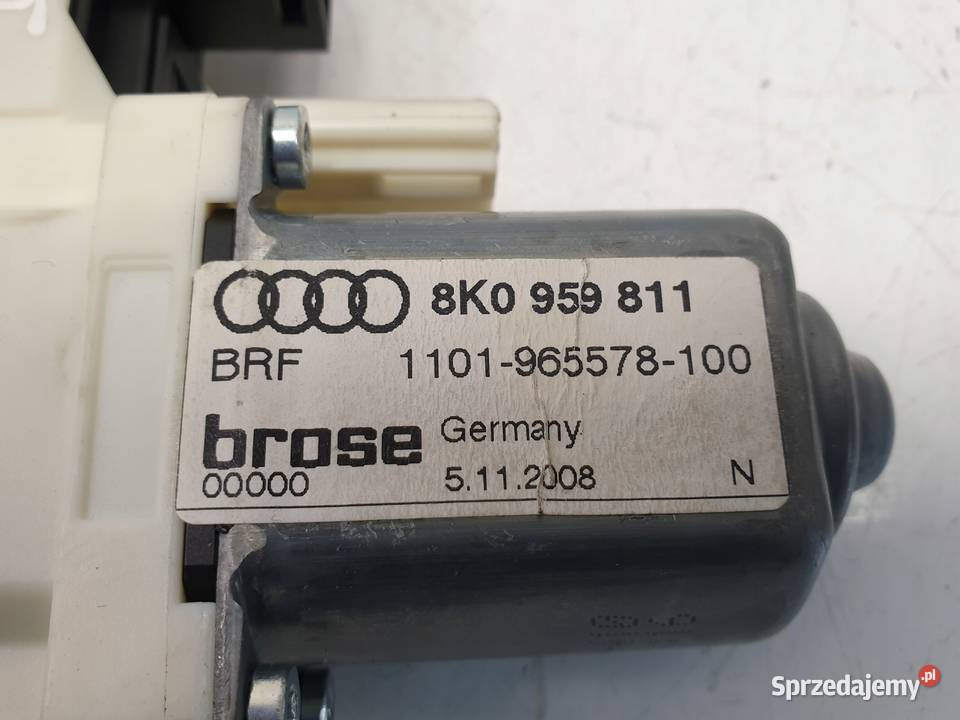 Audi A4 B8 SILNICZEK SZYBY Lewy tył 8K0959811 lubelskie
