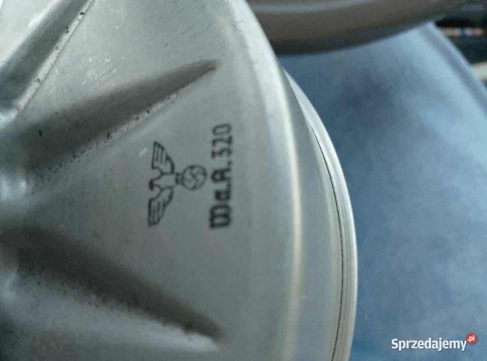 Maska przeciwgazowa cywilna III Rzesza 2 Wojna Pabianice